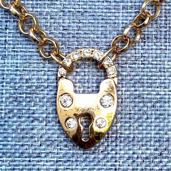 Two Urban Outfitters OU Layering Mixed Media Gold/Silver Chain/Key Necklaces NWT - Picture 3 of 10